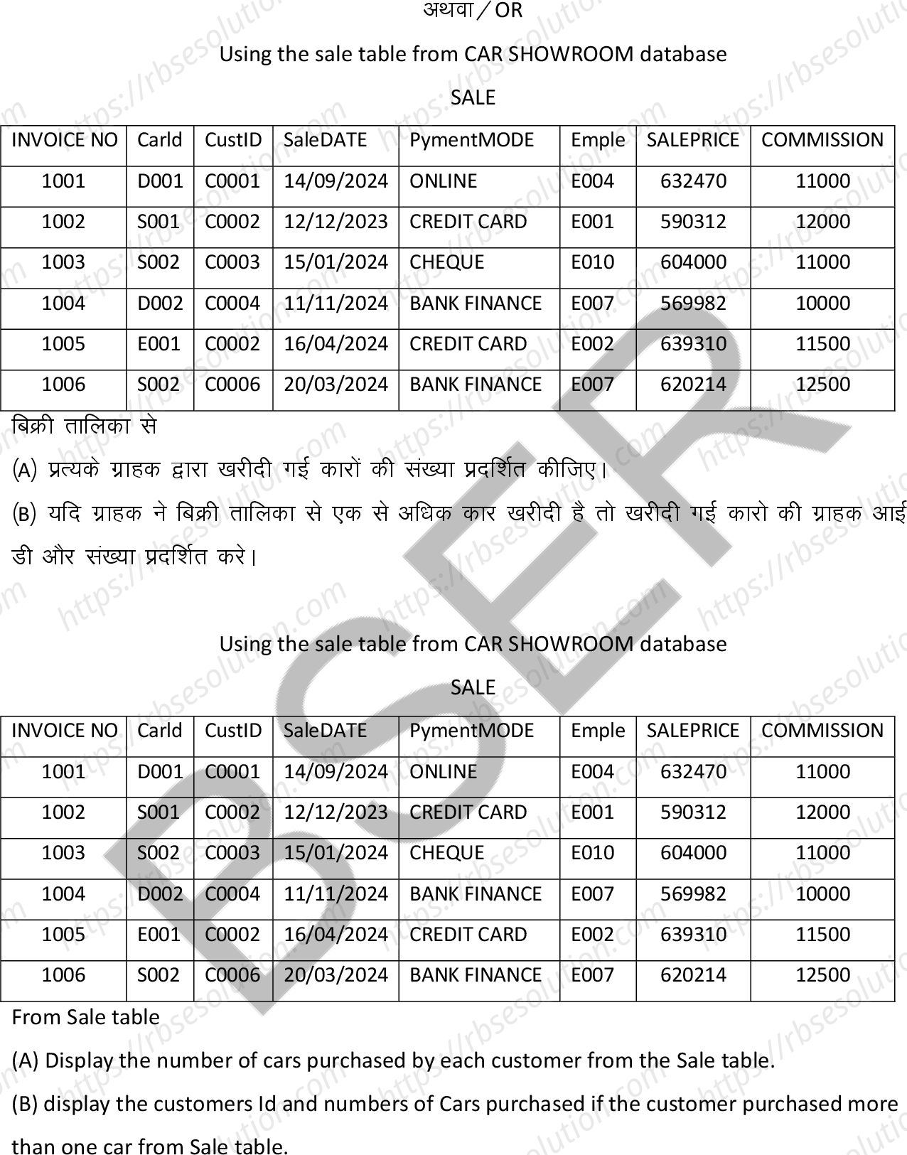 RBSE Class 12th 2026 Informatics Practices Sample Papers 11